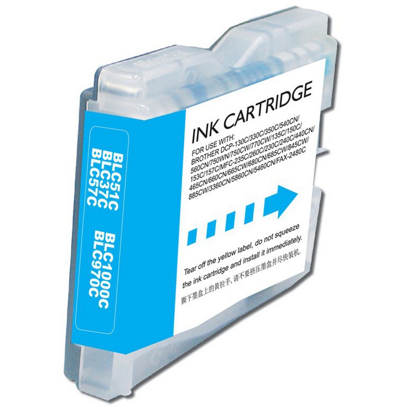 Brother LC51C Cyan Ink Cartridge