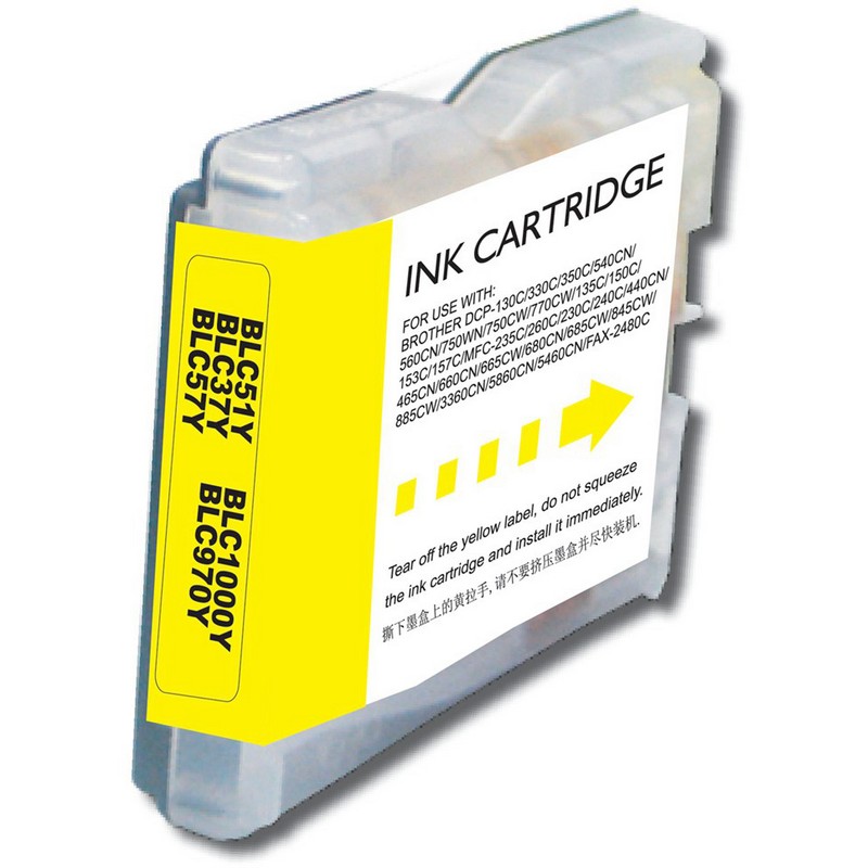 Brother LC51Y Yellow Ink Cartridge