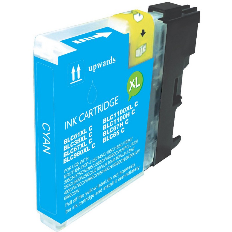 Brother LC61C Cyan Ink Cartridge