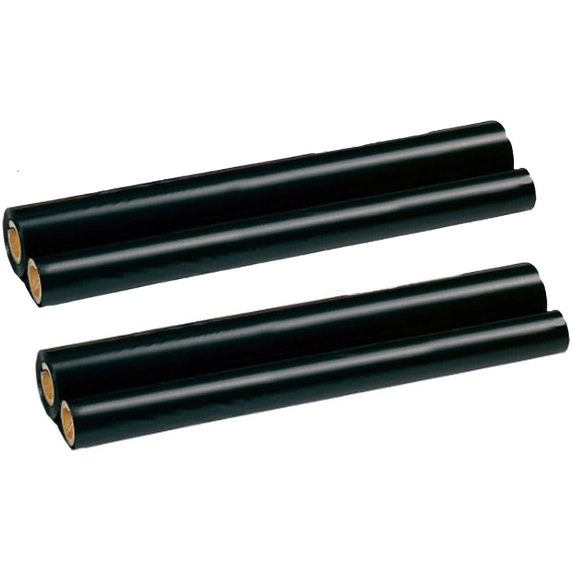 Set of 2 Brother PC92RF Black Thermal Fax Ribbons