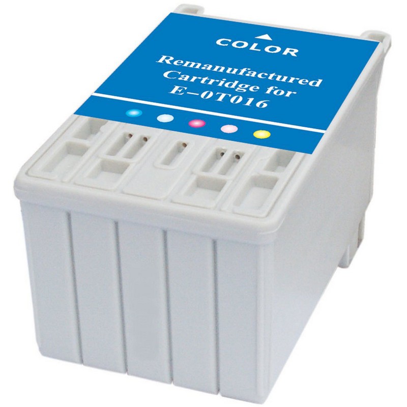 Single Epson T016201 Ink Cartridge, Tri-color (Cyan, Magenta, Yellow) Epson T016201 Color Ink Cartridge