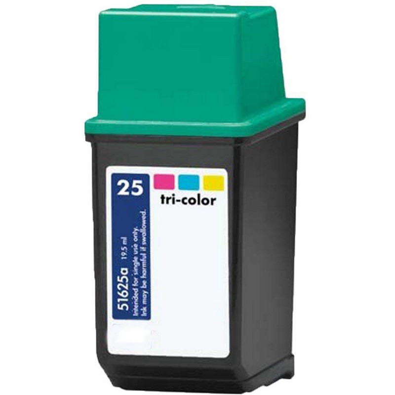 HP 51625A Color Ink Cartridge-HP #25