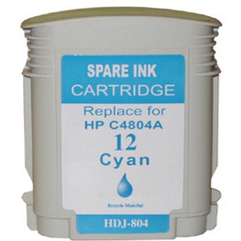 HP C4804A Cyan Ink Cartridge-HP #12