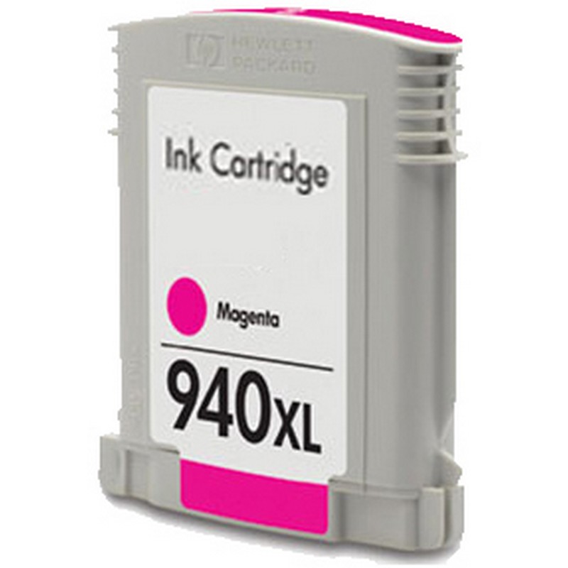 HP C4908AN Magenta Ink Cartridge-HP #940XLMA