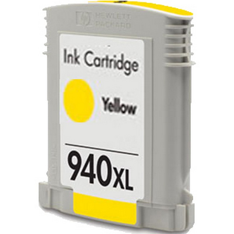 HP C4909AN Yellow Ink Cartridge-HP #940XLYW