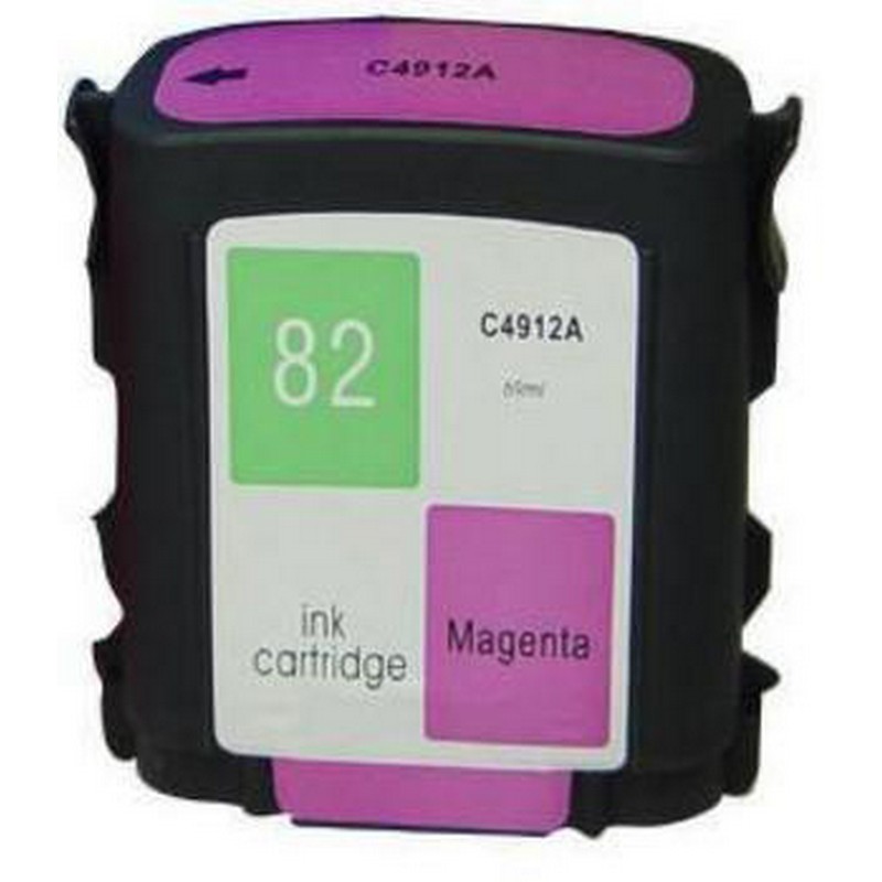 HP C4912A Magenta Ink Cartridge-HP #82