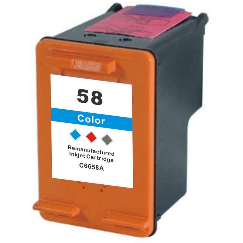 HP C6658A Color Ink Cartridge-HP #58