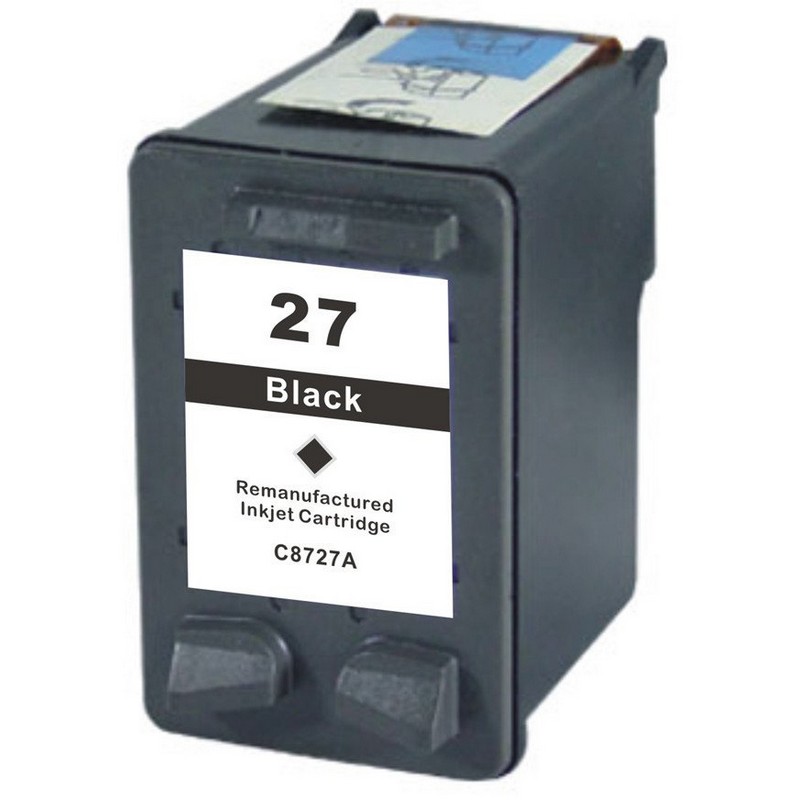 HP C8727A Black Ink Cartridge-HP #27