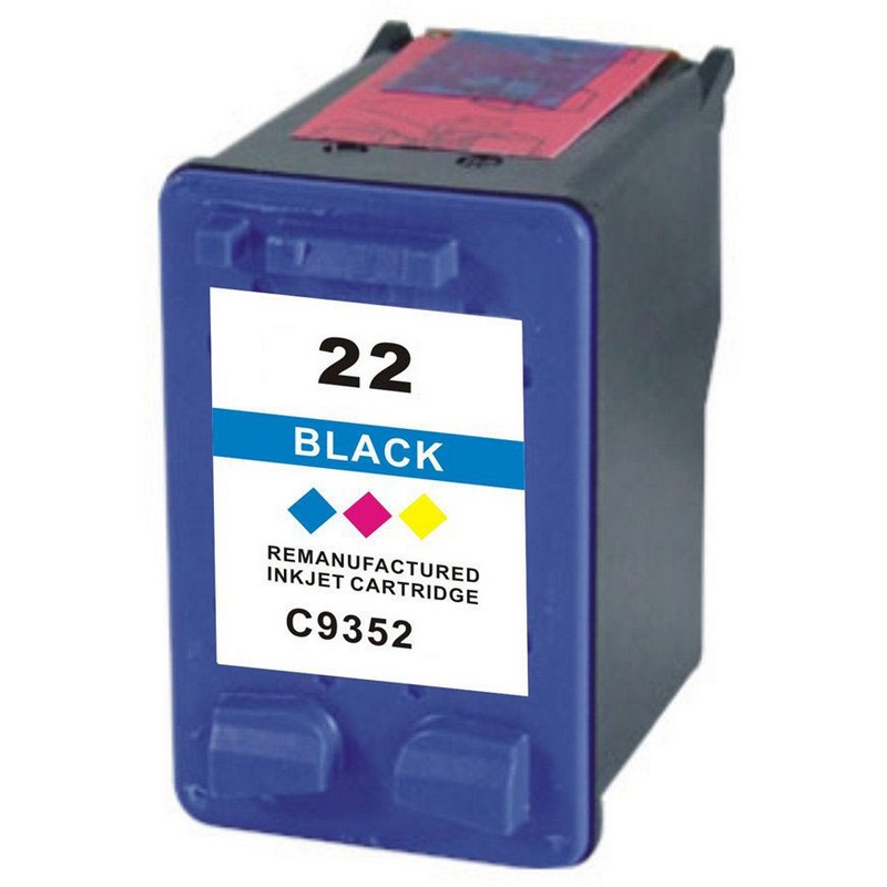 HP C9352AN Color Ink Cartridge-HP #22