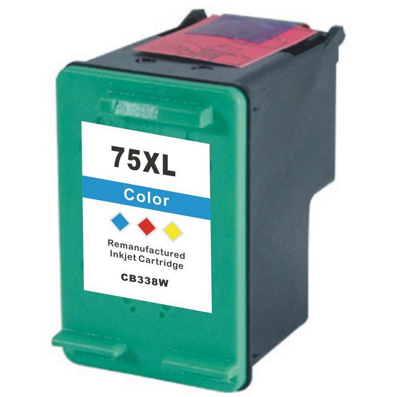 HP CB338WN Color Ink Cartridge-HP #75XL