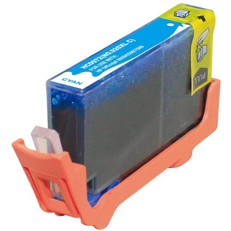 HP CD972AN Cyan Ink Cartridge-HP #920XLC