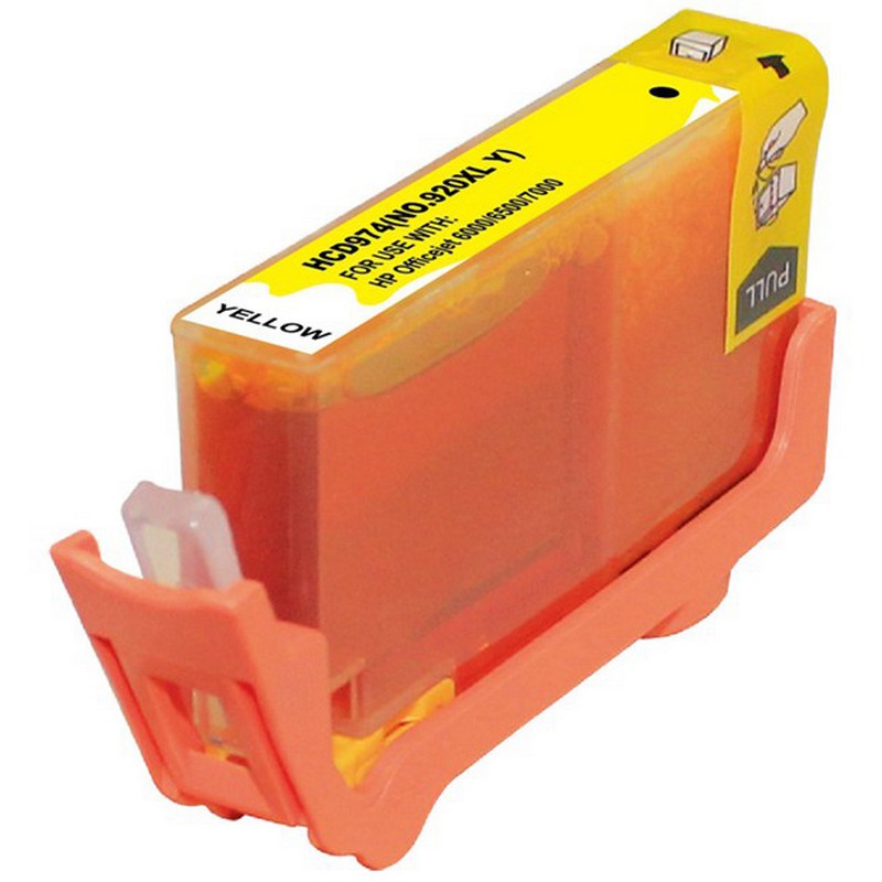 HP CD974AN Yellow Ink Cartridge-HP #920XLY