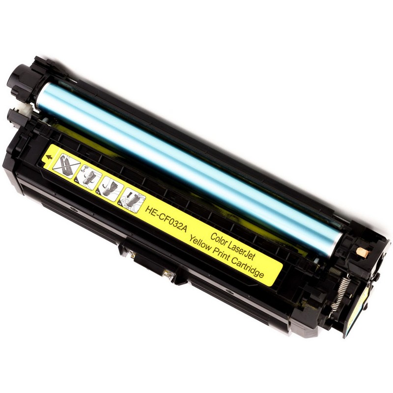 HP CF032A Yellow Toner Cartridge-HP 646A