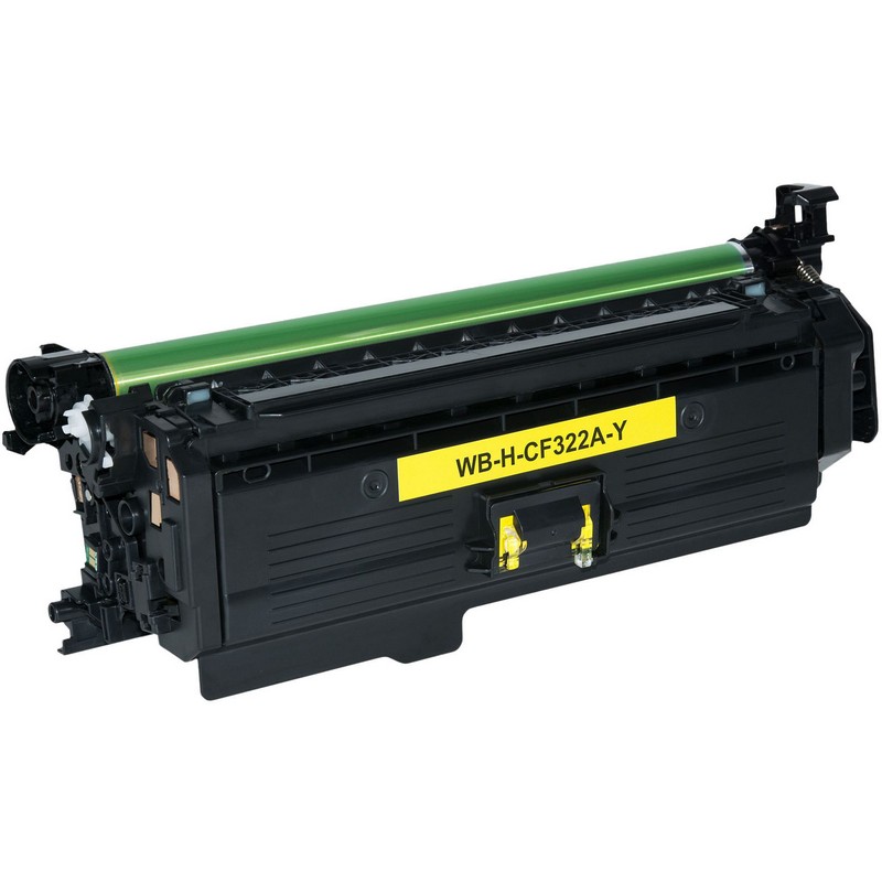 HP CF322A Yellow Toner Cartridge-HP 653A