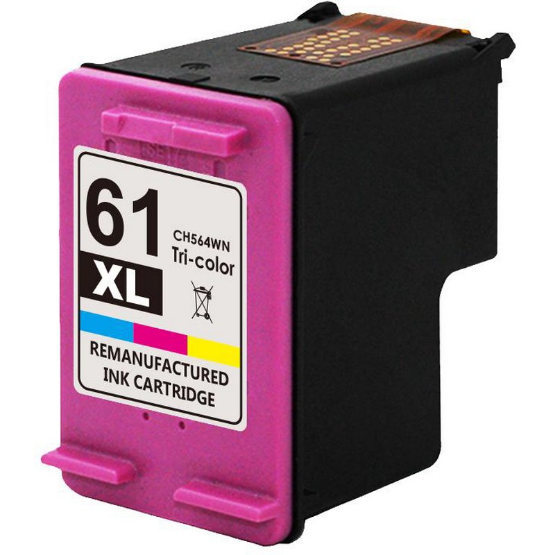 HP CH564 Color Ink Cartridge-HP #61XL