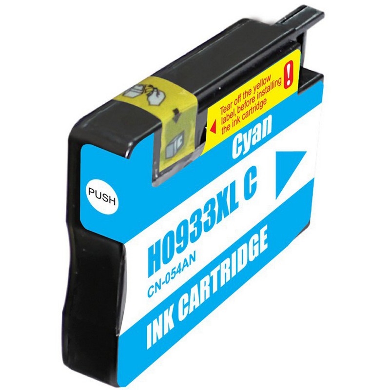 HP CN054AN Cyan Ink Cartridge-HP #933XLC