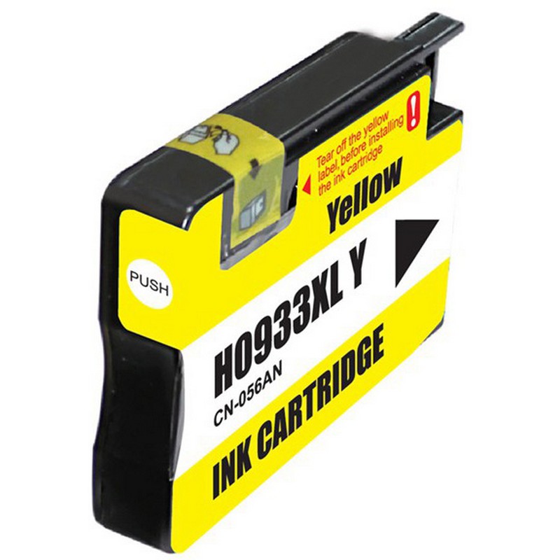 HP CN056AN Yellow Ink Cartridge-HP #933XLY