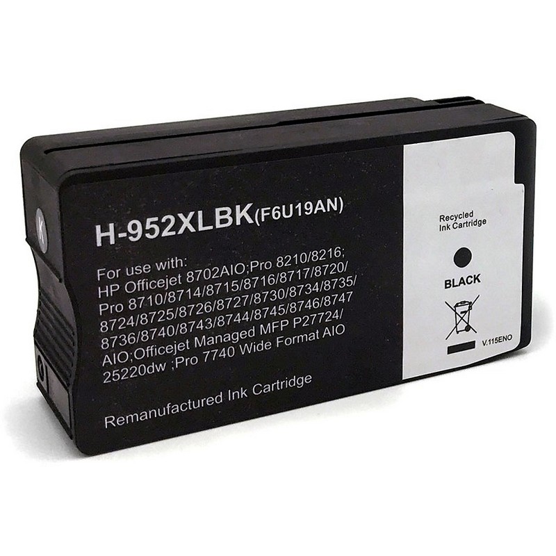 HP F6U19AN Black Ink Cartridge-HP #950XLB