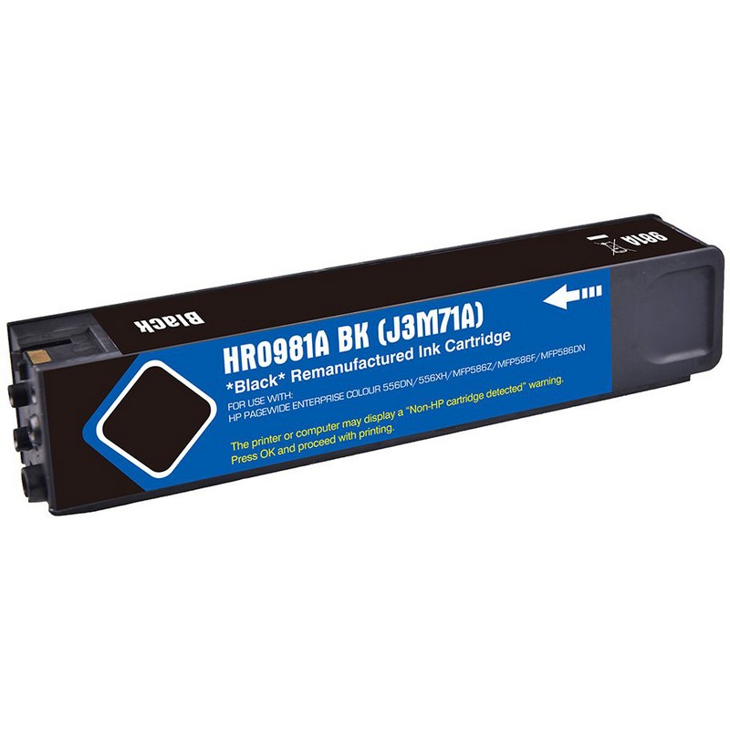 HP J3M71A Black Ink Cartridge-HP #981ABK