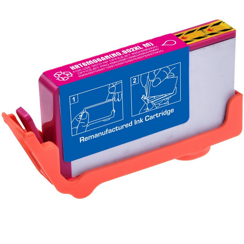 HP T6M06AN Magenta Ink Cartridge-HP #902XLM