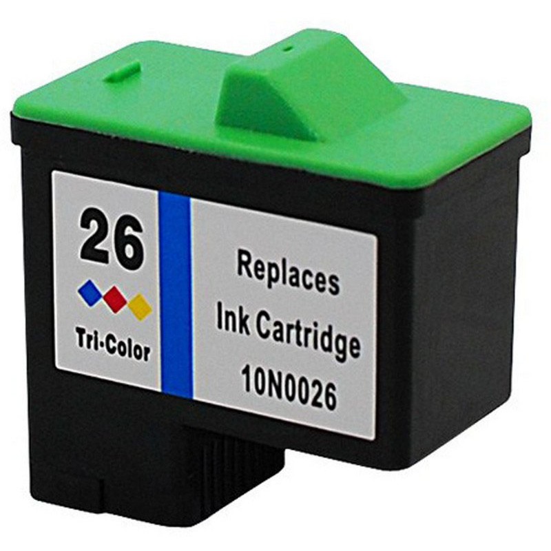 Lexmark 10N0026 Color Ink Cartridge-Lexmark #26