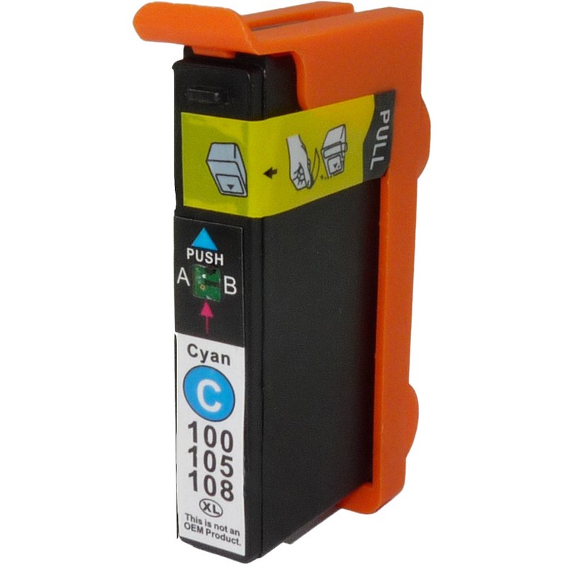 Lexmark 14N1093 Cyan Ink Cartridge-Lexmark #100XL