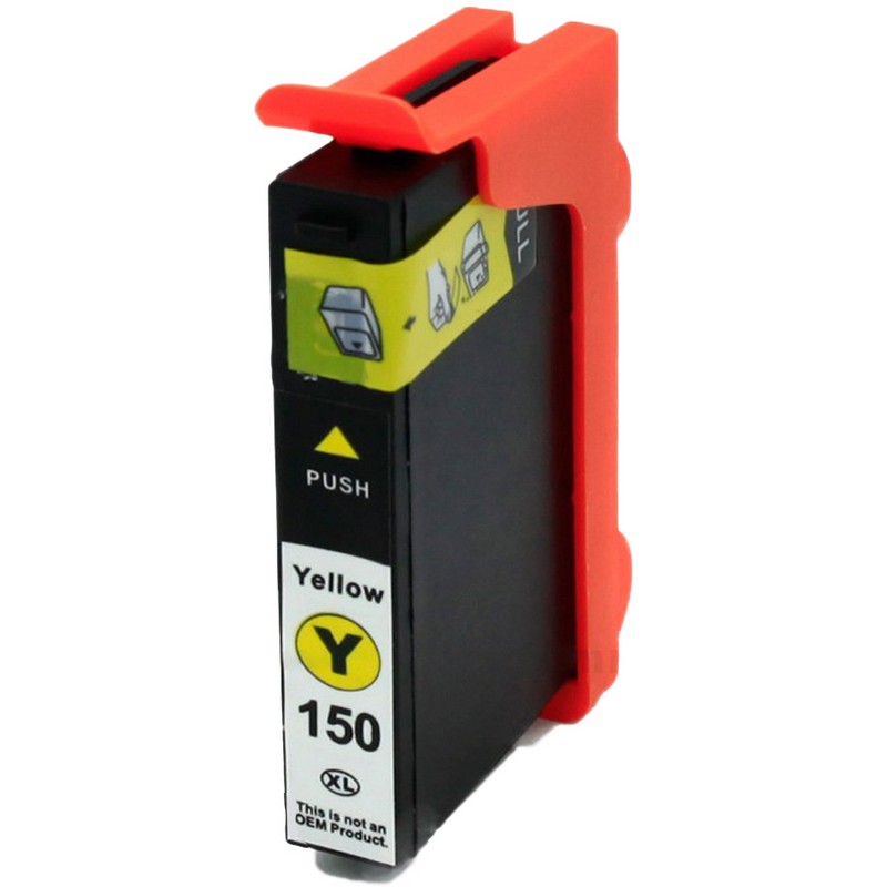 Lexmark 14N1650 Yellow Ink Cartridge-Lexmark #150XLY