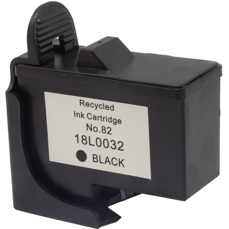 Lexmark 18L0032 Black Ink Cartridge-Lexmark #82